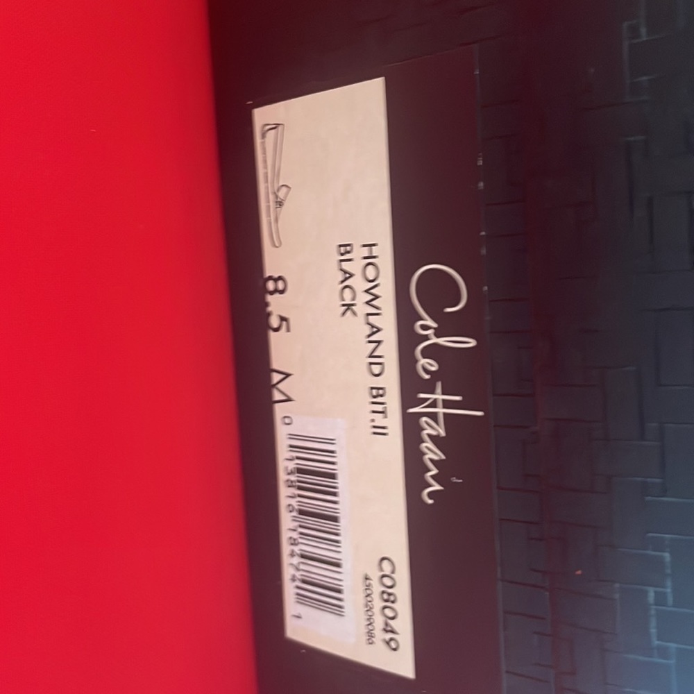 Good condition mens Cole Haan used shoe black leather loafer - Picture 3 of 7